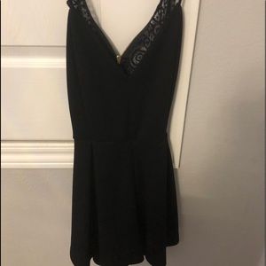 Black Lacey Romper
